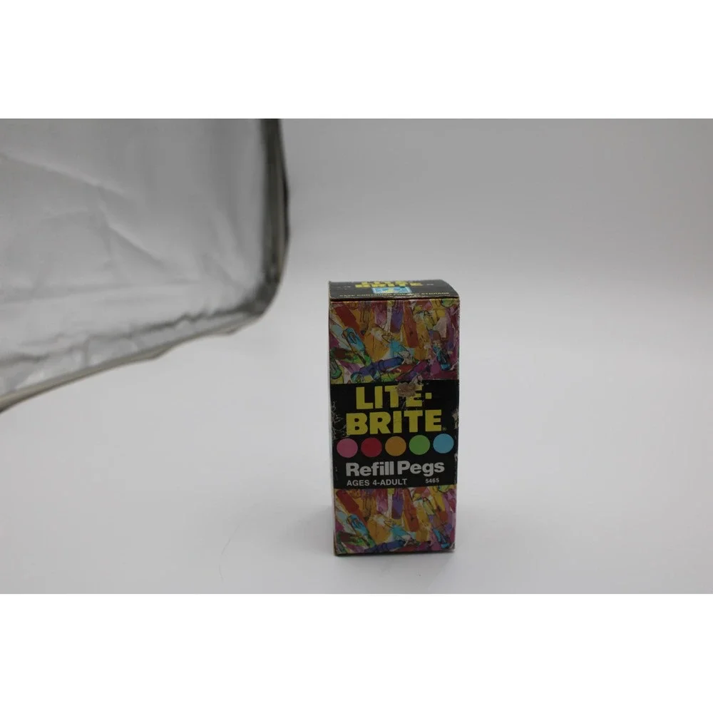 Lite Brite Refill Pegs Multi Color 240 Count Vintage 1979 Hasbro 5465